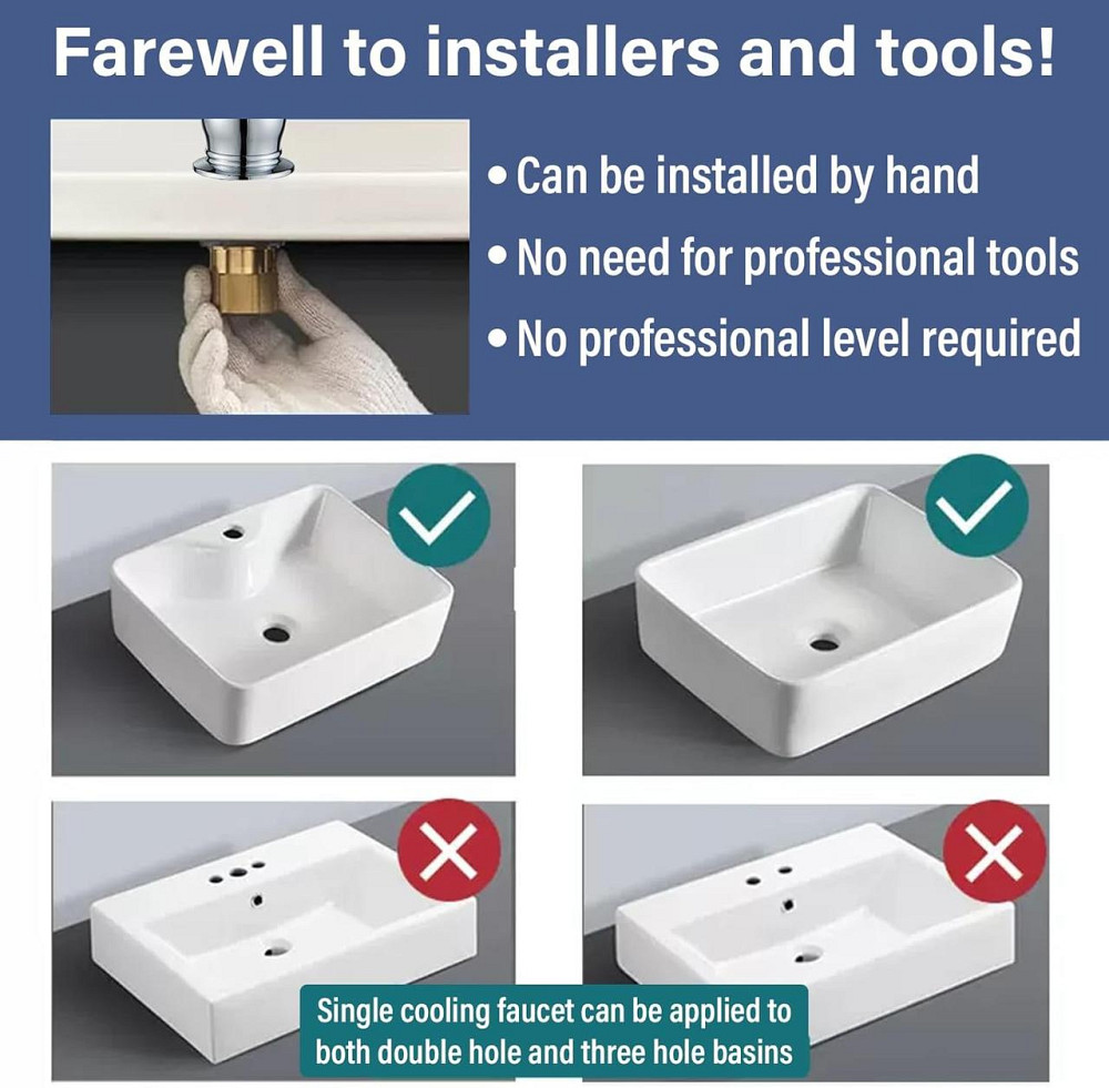 Смеситель для раковины высокий латунный, хромированный, поворотный, для ванной комнаты для умывальника Rozin Киев - изображение 8