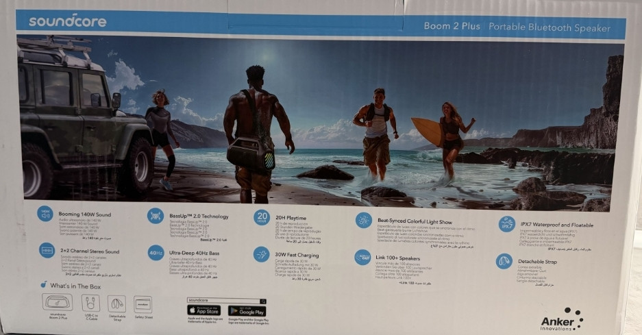 Anker Soundcore Boom 2 Plus Black. Киев - изображение 2