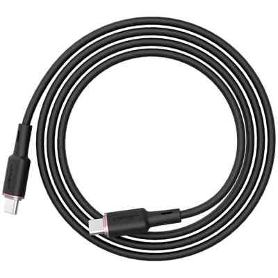Дата кабель USB-C to USB-C 1.2m 3A 60W silicone C2-03 black Acefast (6974316280729) Винница