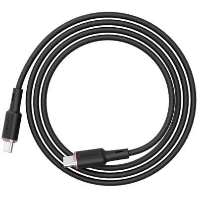 Дата кабель USB-C to USB-C 1.2m 3A 60W silicone C2-03 black Acefast (6974316280729) Вінниця - фото 4