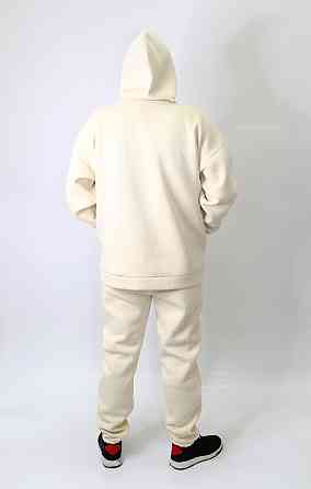 Теплый спортивный костюм мужской Молочный 46 Харьков