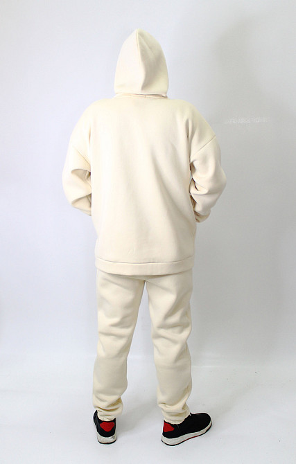 Теплый спортивный костюм мужской Молочный 46 Харьков - изображение 4