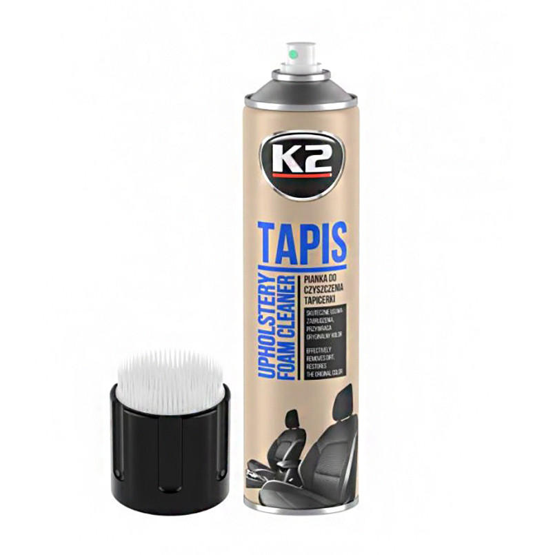 Очисник тканинної оббивки K2 Tapis+Brush аерозоль з щіткою 600мл Львів - фото 1