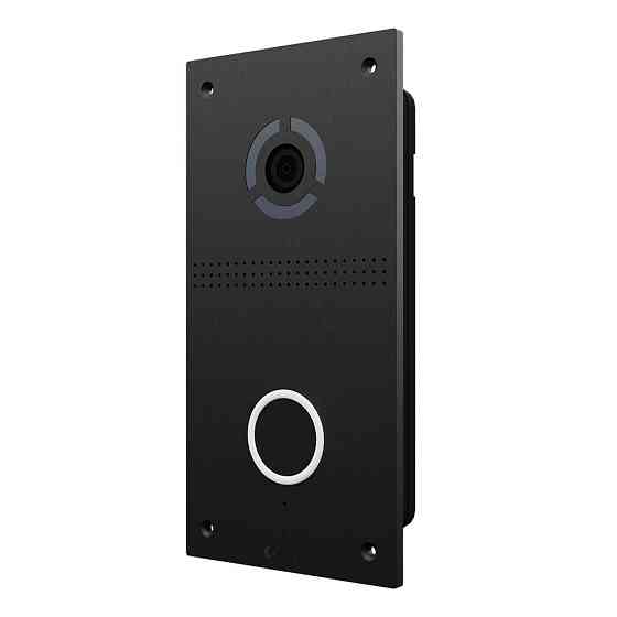 IP панель виклику Bas-IP AV-05FD black з безконтактною кнопокою виклику Київ