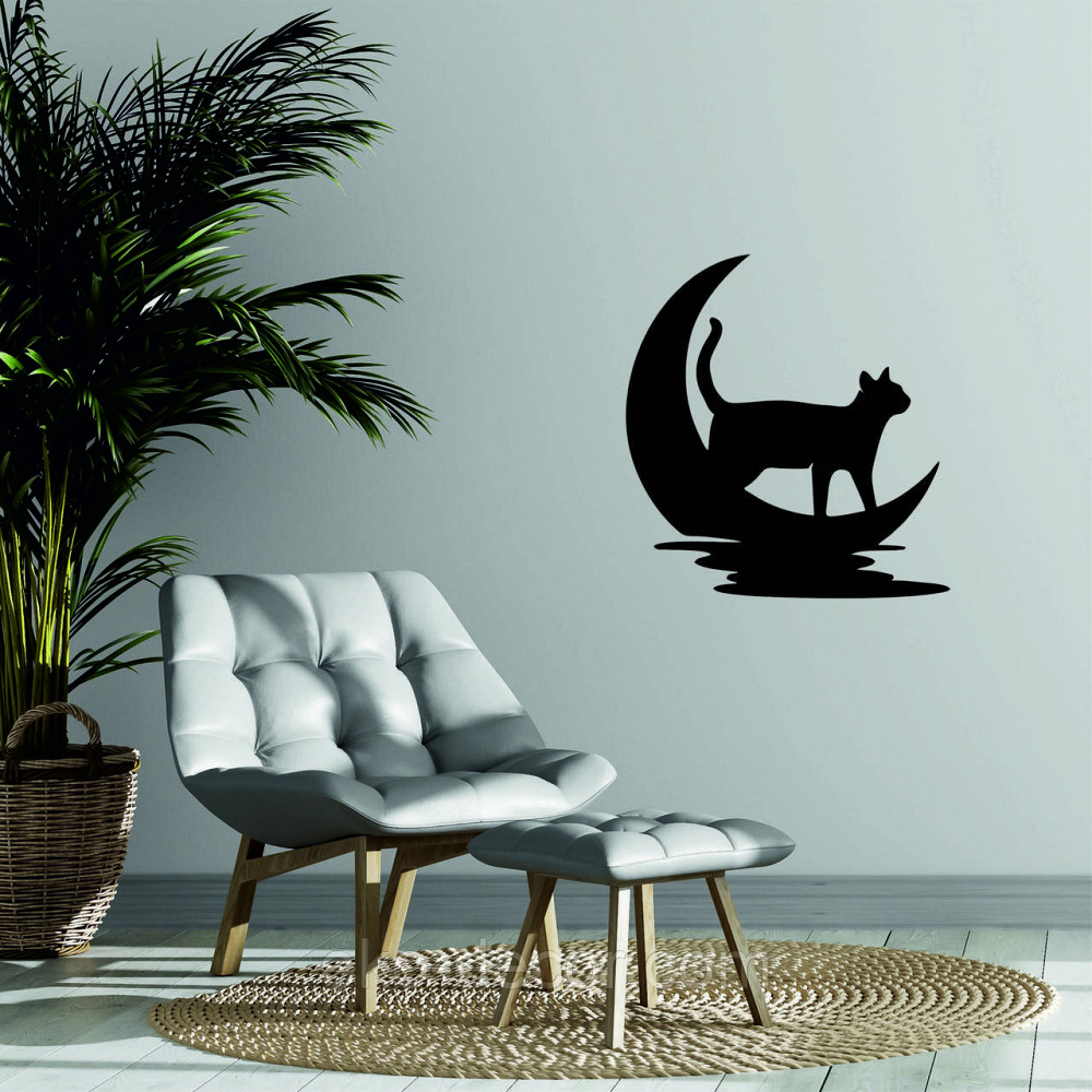 Декоративное настенное 3D Панно «Кот» Декор на стену с объемом Киев - изображение 1