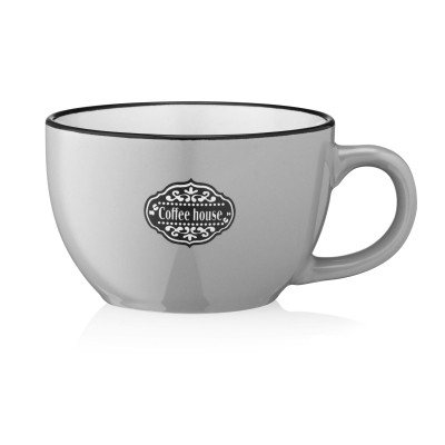 Чашка Ardesto Floerino 480 мл Grey (AR3485GY) Вінниця - фото 1