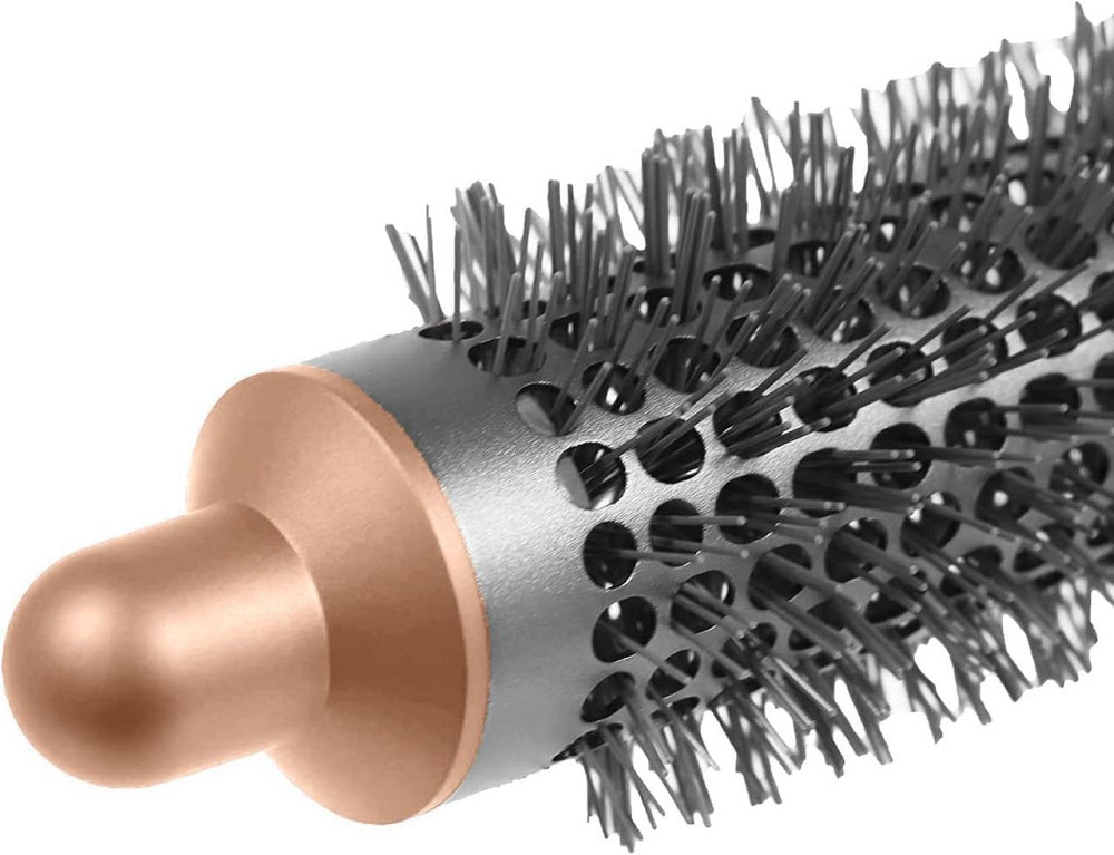 Круглая щетка для укладки Small Round Volume Brush HS01 HS05 золотая пластиковая для Dyson Airwrap объемная Киев - изображение 4