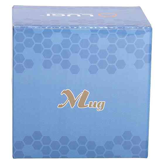 Liling Rongxiang Ceramic Чашка порцелянова 400 (мл) з сріблястим обідком та ручкою для чаю, кав Київ