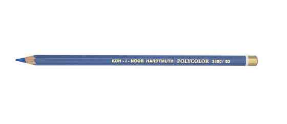 Олівець художній "Kooh-i-Noor" POLYCOLOR 3800/53 phthalo blue/фталоциановий синій, шт Київ