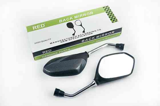 Дзеркала стрілоподібні mod:219, 10mm (карбон) RED Київ