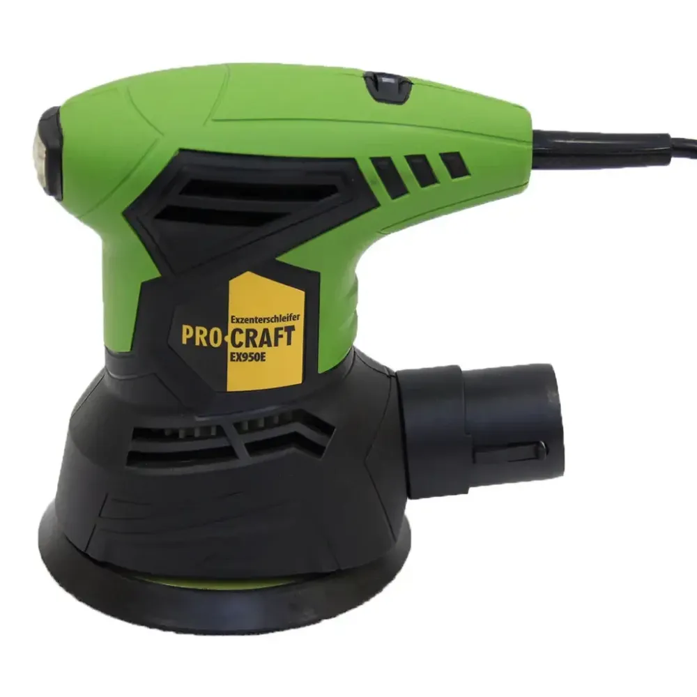 Ексцентрикова Procraft EX‑950E з контейнером для збирання пилу 125 мм, 240 Вт шліфувальна машина орбітального типу Львів - фото 6