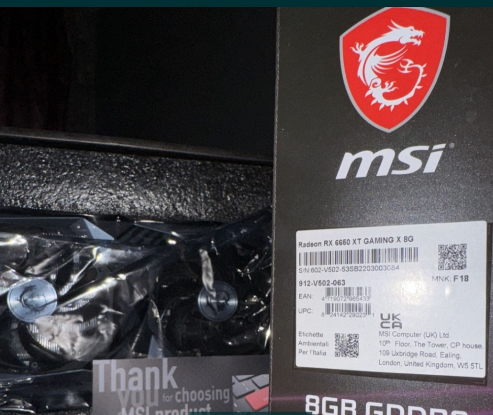 Видеокарта (MSI Radeon RX 6650 XT GAMING X 8G) Киев - изображение 1