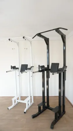 Турник + пресс + брусья 3 в 1 с упорами для ног 40х40 мм KZ-473 разборная Киев