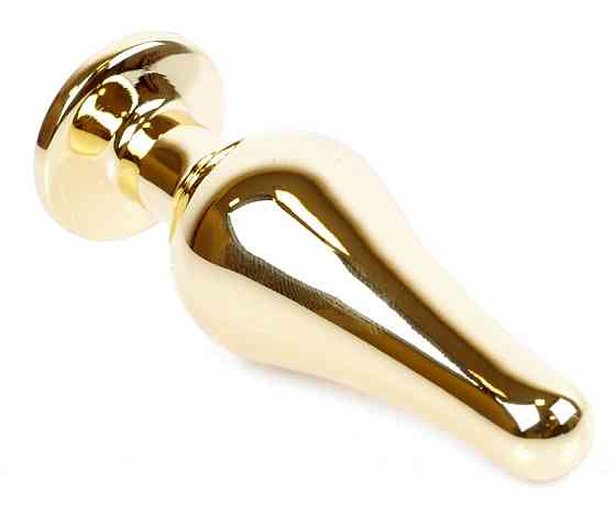 Анальна пробка Boss Series - Jewellery Gold BUTT PLUG Clear, BS6400066 Sex Aura Київ