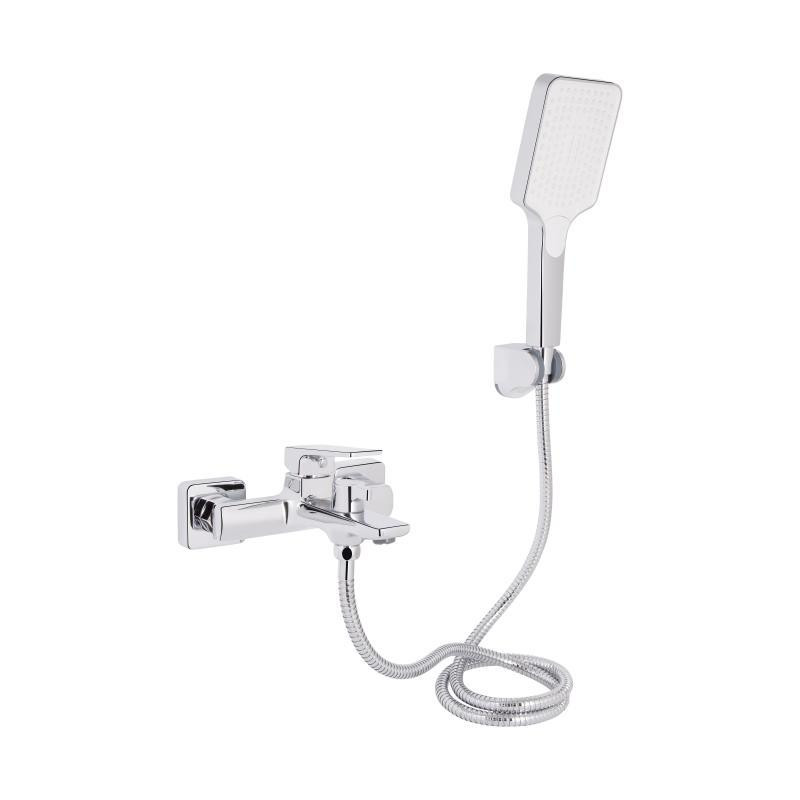 Смеситель для ванны Qtap Crow с душевым гарнитуром QTCRO259CRM48646 Chrome Киев - изображение 1