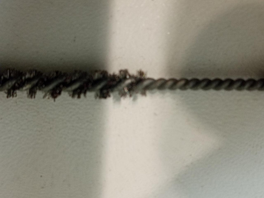 Йоржик дротяний жорсткий N604 з різьбою М4 загальною довжиною 150мм довжиною йоржика 100мм діаметром 4мм Київ - фото 5