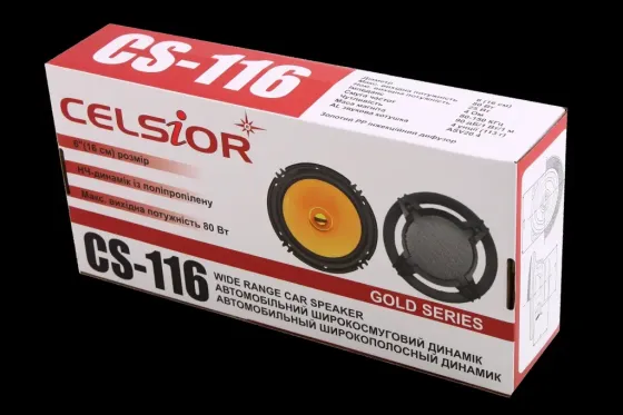 Автоколонки  6.5  80 Вт широкополосные Celsior Gold Винница