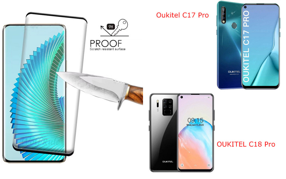 Захисне скло HyperGlass Pro для Oukitel C17 Pro, OUKITEL C18 Pro – максимальна чутливість та захист Київ - фото 1