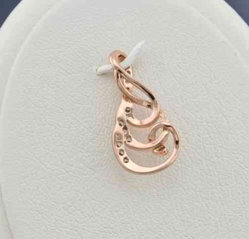 Кулон Xuping для тонкой цепочки, размер 23*12мм, позолота РО Киев