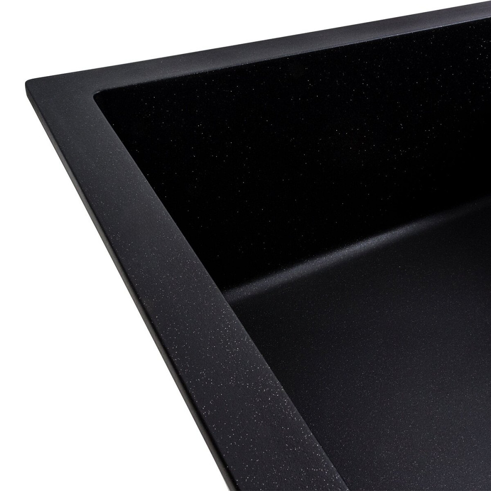 VALESO Кухонна мийка гранітна матова 7050 CASCADA VALESO чорний металік Киев - изображение 4