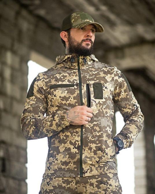 Эластичная тактический костюм agony пиксель НП4878 Одесса - изображение 5