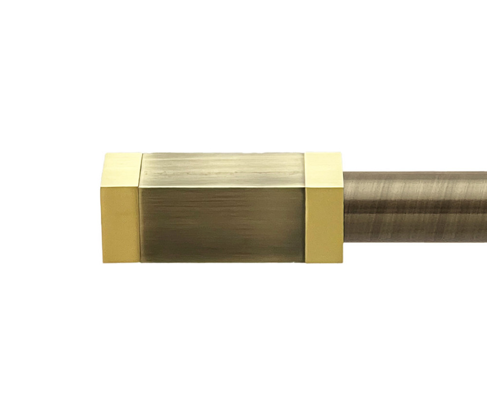 Закінчення для карнизу Orvit КВАДРО 25 мм АНТИК - ЗОЛОТО МАТОВЕ Львов - изображение 1