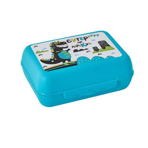 Ланч-бокс з декором Buddy бірюзовий Алеана Житомир - изображение 2