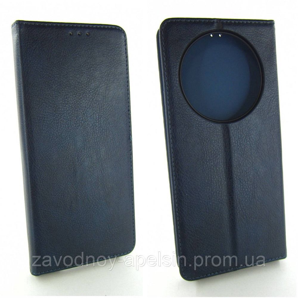 Чохол-книжка Xiaomi Redmi A3 шкіряний (синій) Одеса - фото 1
