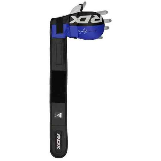 Рукавиці для ММА RDX T6 Plus Rex Blue M (капа у комплекті) Луцьк