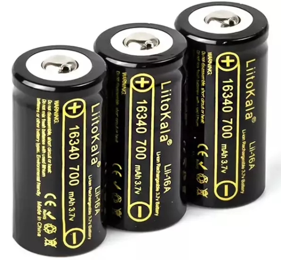 Акумулятор LiitoKala Lii-16A 16340 700mah (Чорний) Вінниця