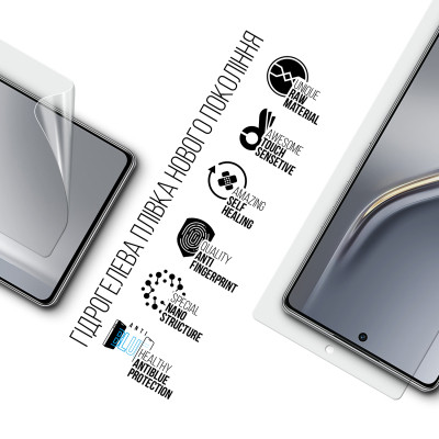 Пленка защитная Armorstandart hydrogel Anti-Blue Tecno Camon 40 (CM5) (ARM88892) Винница - изображение 2