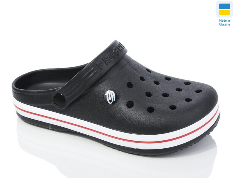 Крокси чоловічі сабо з великими дірками та підвищеною легкістю "Like Crocs" чорні Одеса - фото 2