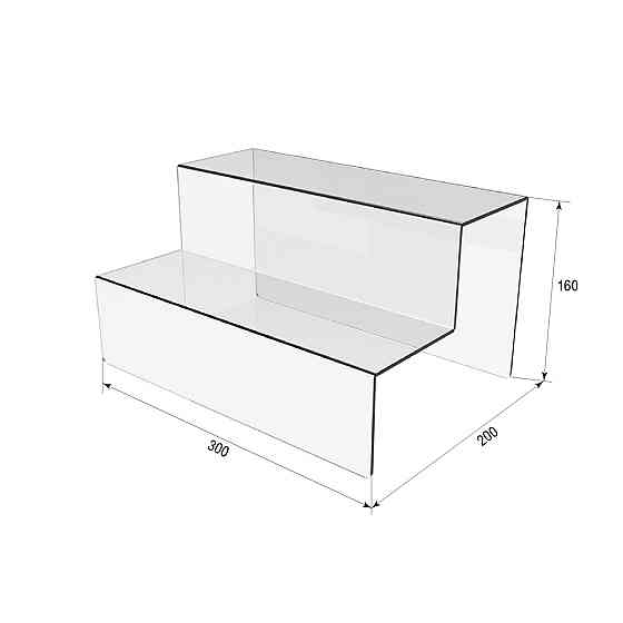 Гірка підставка EKOSTAR 300х200х160 двоярусна Київ