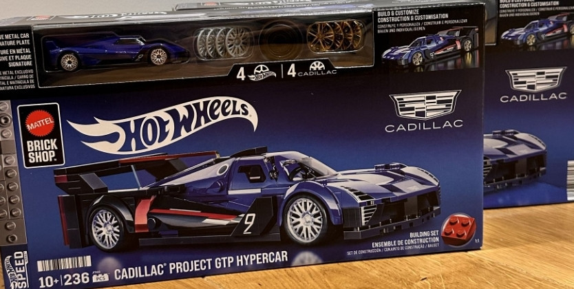 Машина конструктор Hot Wheels Brick Shop Speed Cadillac JFR89 Харьков - изображение 2