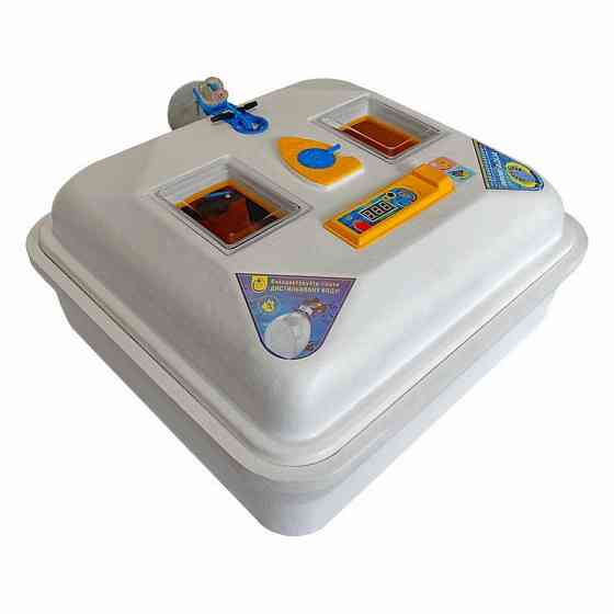 Автоматичний інкубатор для курячих яєць Теплуша ЄВРО АКВА-88 12/50 ТАВ ТЕНовий з живленням 2в1 12В та 220В Київ