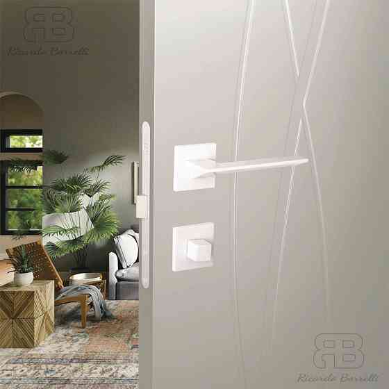 Сантехнічний фіксатор Ricardo Borelli модель Quatro BK MW Білий матовий Київ