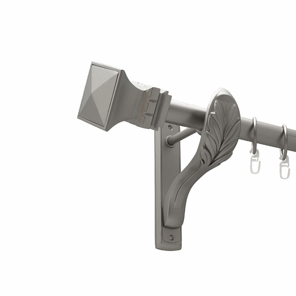 Карниз Orvit Емпорія металевий однорядний ретро гладка труба кільце металеве Сатин 25 мм 140 см (00-00027499) Львів - фото 1