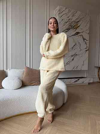 Женская махровая пижама Teddy Бежевый 42/46 Харьков