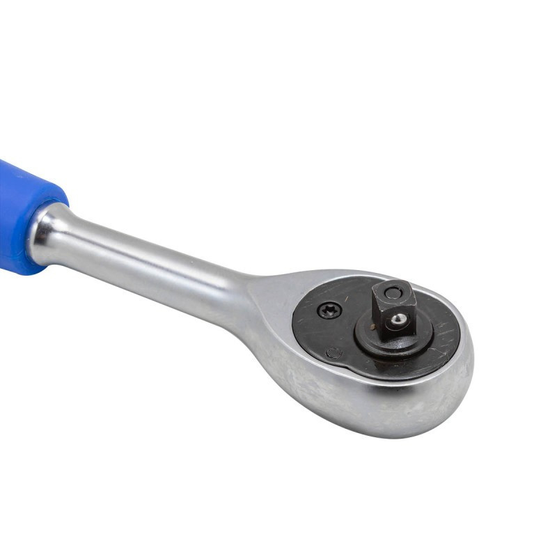 Трещотка реверсивная с резиновой ручкой 1/4''(L-150мм, 72зуб) Forsage F-80222 Одесса - изображение 2