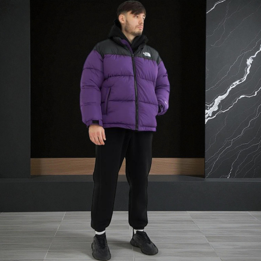 Зимняя мужская фиолетовая куртка the north face, пуховик зе норт фейс водонепроницаемый теплая куртка TNF Львов - изображение 2