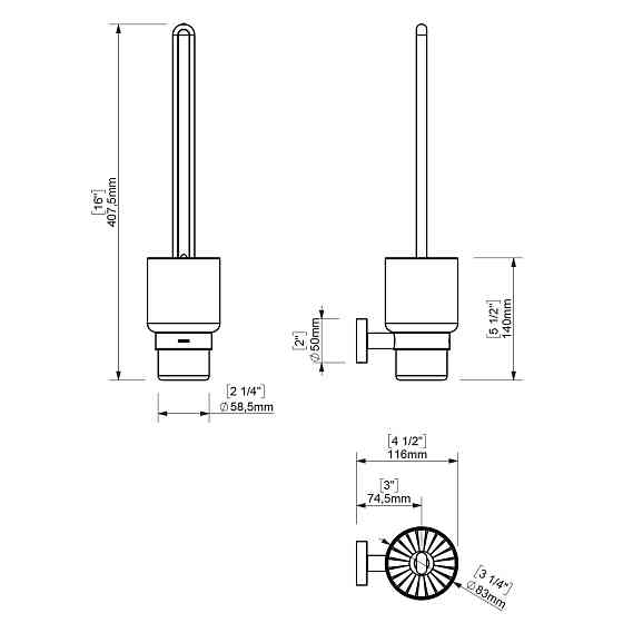 Йоржик настінний скло SONIA LINE 199242 Луцк