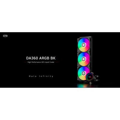 Система рідинного охолодження PcCooler DA360 ARGB BK Вінниця - фото 11