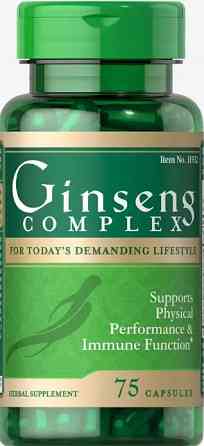 Корінь женьшеню Puritan's Pride Ginseng Complex 75 капс Київ