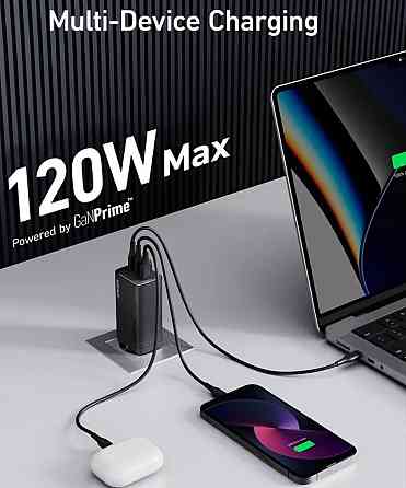 Зарядное устройство Anker 737 GaN Prime 120W. Киев