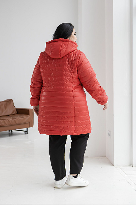 Женская длинная демисезонная куртка, курточка весна-осень больших размеров. 54-78р Киев - изображение 3