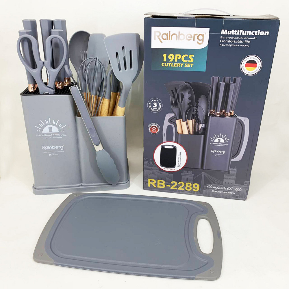 Набор для универсального использования на кухне, Kitchen set силиконовый, Набор нейлоновых поварешек OZ-48 Львов - изображение 6