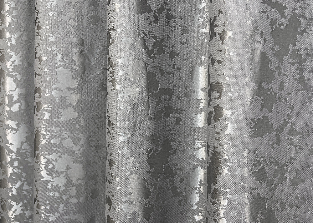 Комплект готових штор VR-Textil Льон мармур Pavliani ХО № 1263ш Світло-сірий 150х250 см 2 шт (37-0316) Київ - фото 8