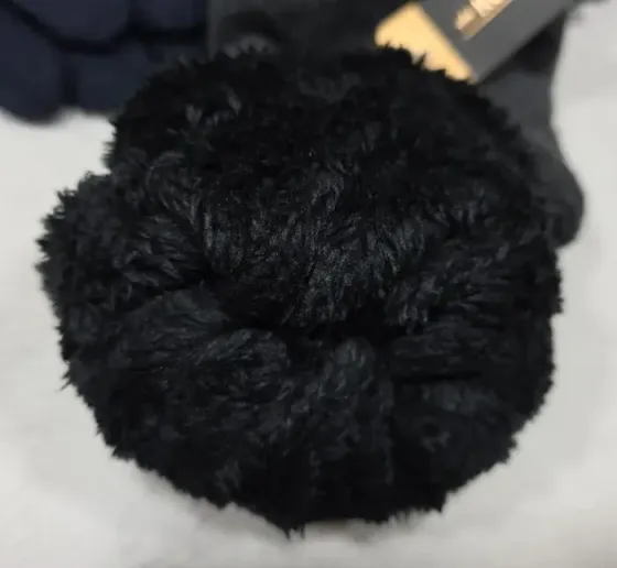 Чоловічі рукавички Корона подвійні на хутрі. Набір 4 шт. різного кольору Київ