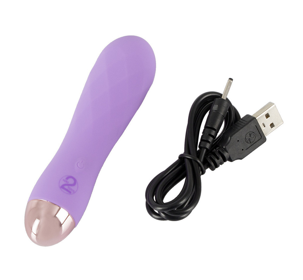 Фіолетовий мінівібратор із незвичайною текстурою Cuties Mini Vibrator Sex Aura Київ - фото 6