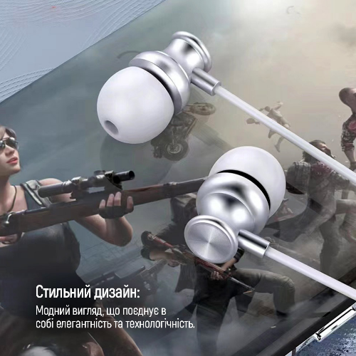 Навушники ColorWay Wired Earphone CW-WD03WT 3,5мм mini-jack білий Житомир - фото 7